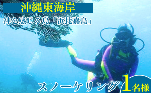 【沖縄県うるま市】神様を感じる島「浜比嘉島」でスノーケリング(1名様)