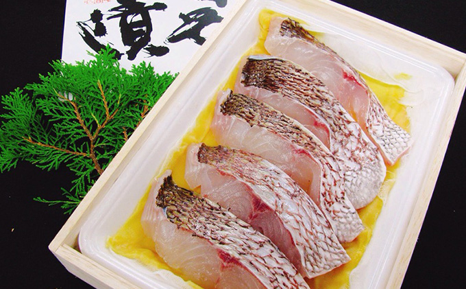 瀬戸内産　鯛の味噌漬（木箱）5切入　クチコミで探すならふるさと納税ニッポン！