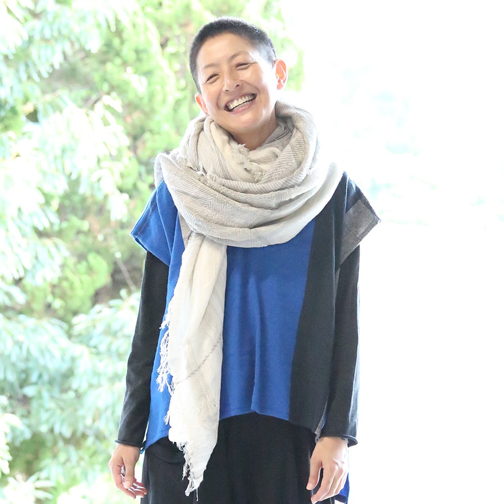 tamaki niime・イッテンモノ】wool roots shawl BIG ～まず一枚