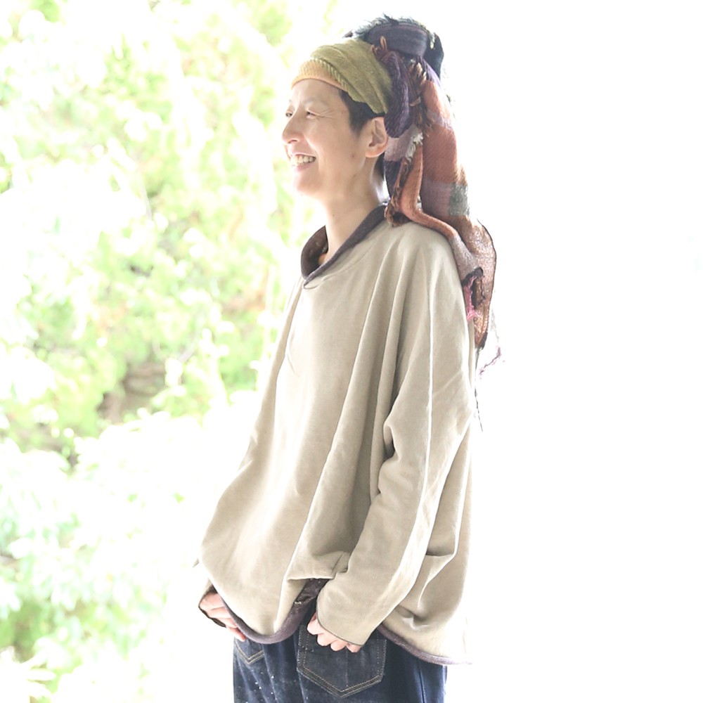 tamaki niime・イッテンモノ】wool roots shawl MIDDLE ～まず一枚
