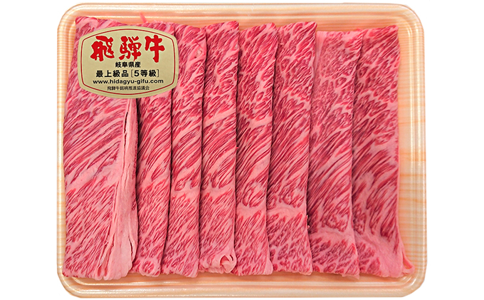 岐阜県輪之内町のふるさと納税 飛騨牛かたロースすきやき用500g（5等級・冷凍）