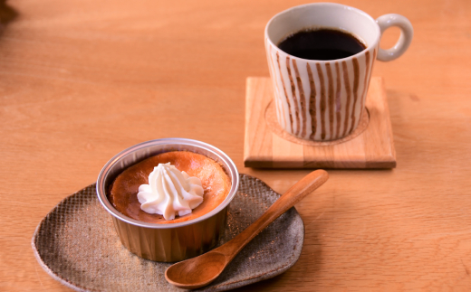 北海道紋別市のふるさと納税 10-346 cafe ほの香のベイクドチーズケーキ 5カップセット