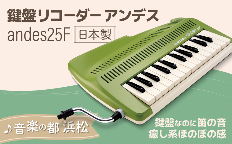 静岡県浜松市のふるさと納税 ゆる～い音色を楽しめる鍵盤リコーダー アンデス