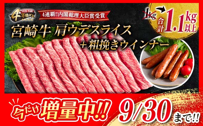 C65-21 宮崎牛肩(ウデ)スライス(計1kg) 肉 牛 牛肉 / 宮崎県日南市 | セゾンのふるさと納税