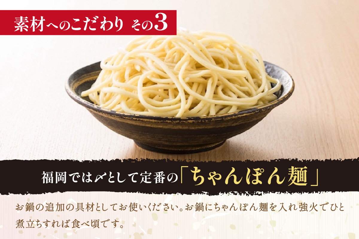 福岡県飯塚市のふるさと納税 「おおやま」 博多 もつ鍋(みそ味・しょうゆ味/各2人前)【B3-075】