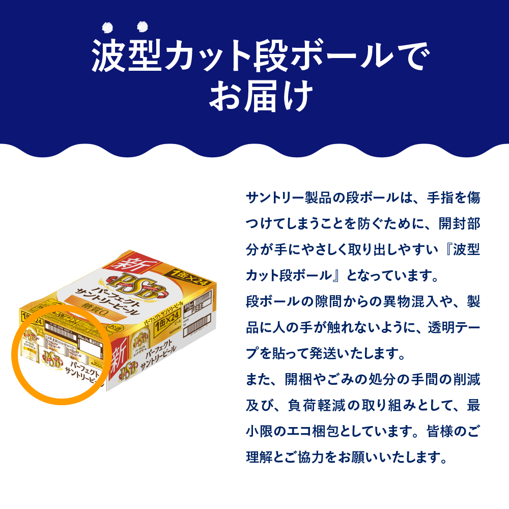 群馬県千代田町のふるさと納税 パーフェクトサントリー ビール 350ml×24本 糖質ゼロ PSB 【サントリービール】群馬県 千代田町 送料無料 お取り寄せ お酒 生ビール お中元 ギフト 贈り物 プレゼント 人気 おすすめ 家飲み 晩酌 バーベキュー キャンプ ソロキャン アウトドア