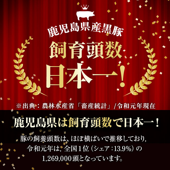 鹿児島県志布志市のふるさと納税 鹿児島県産黒豚焼肉セット計800g(肩ロース、バラスライス 各400g) a1-087