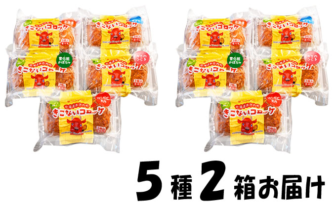 レンジで簡単！北海道産コロッケ色々食べくらべ5種類　2箱セット