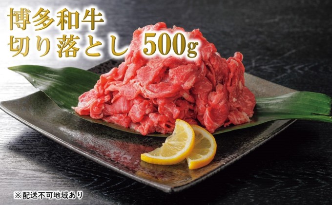 福岡県産 博多和牛 切り落とし 500g【配送不可：離島】 / 福岡県添田町 | セゾンのふるさと納税