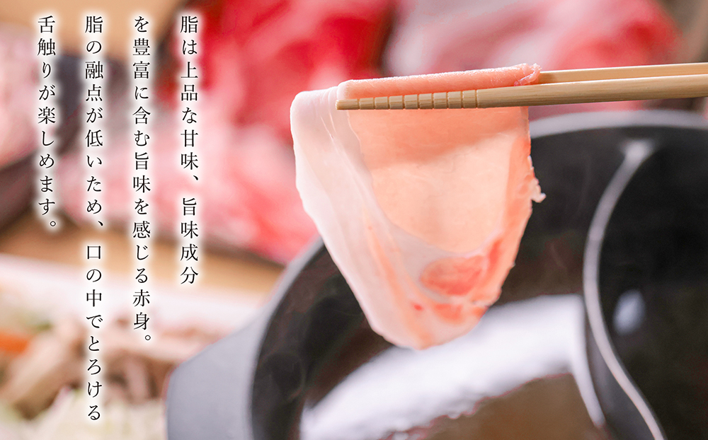沖縄県南風原町のふるさと納税 沖縄県産　金アグー　豚肉スライスしゃぶしゃぶセット　1.2kg　200g×6パック
