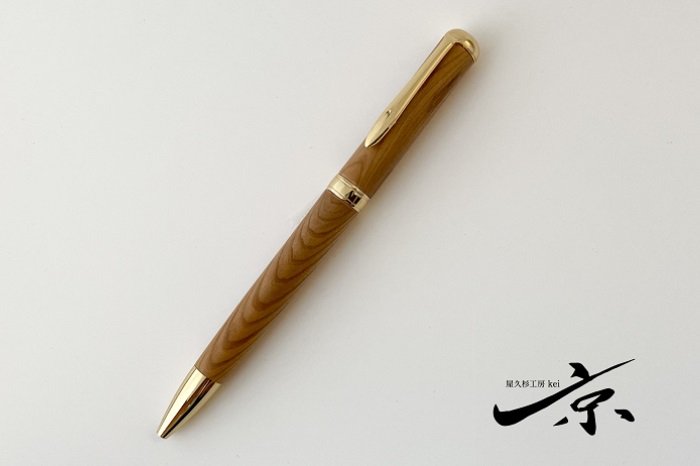 天然屋久杉 回転式ボールペン（0.5mm）ナチュラル1本 クチコミで探すならふるさと納税ニッポン！
