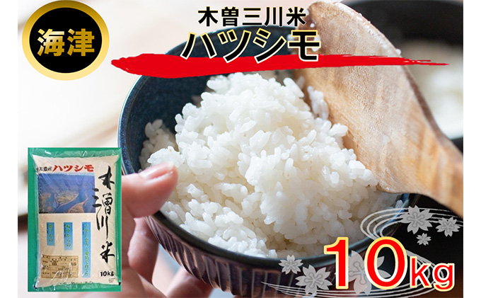 味に自信あり。岐阜のお米　ハツシモ　白米10キロ