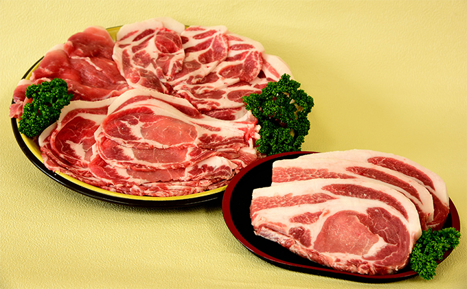 秋田県三種町のふるさと納税 かわい農場産オリジナル豚　白神豚焼肉セット