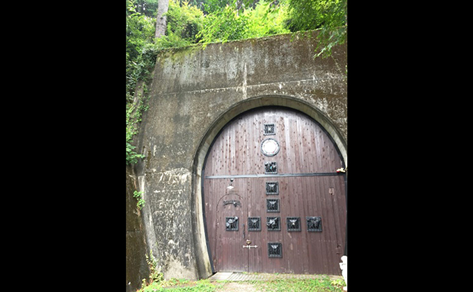 静岡県浜松市のふるさと納税 鉄道トンネルを再利用した天然のワインセラーBラック200本3年