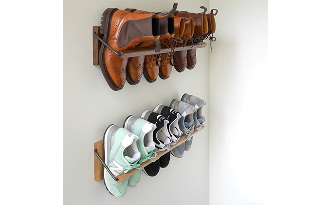 Sneaker wall スニーカーウォール SW-680WN ウォールナット（おおよそ3