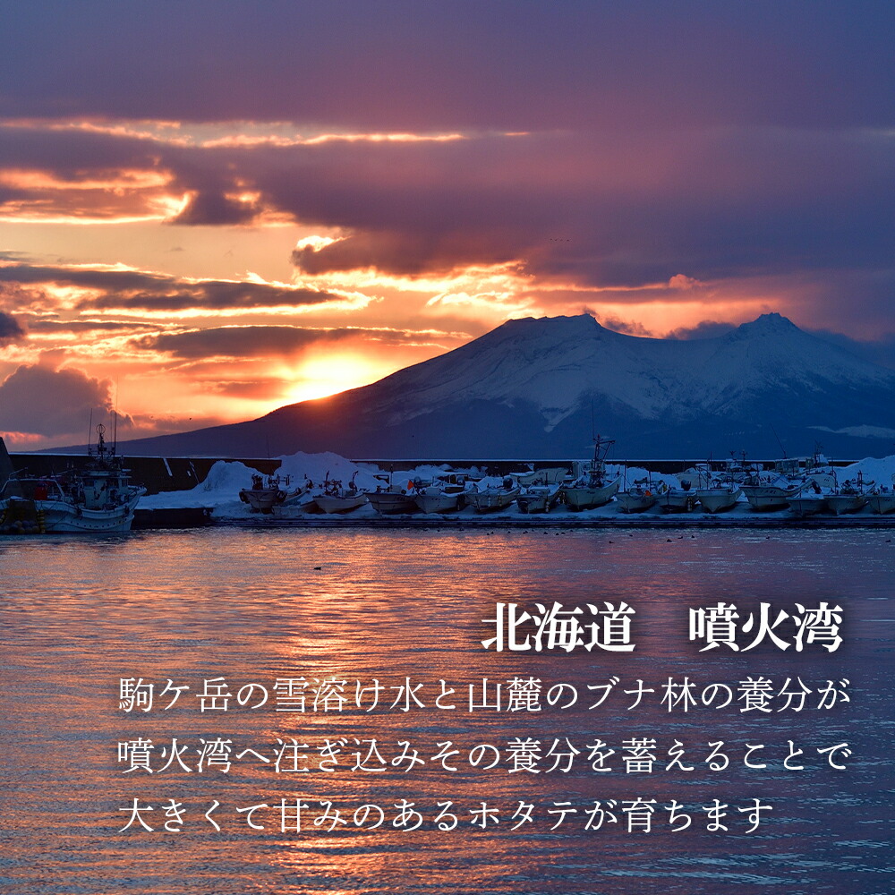 北海道白老町のふるさと納税 【緊急支援品】噴火湾産 ホタテ玉冷大（1kg）＜斉藤水産＞