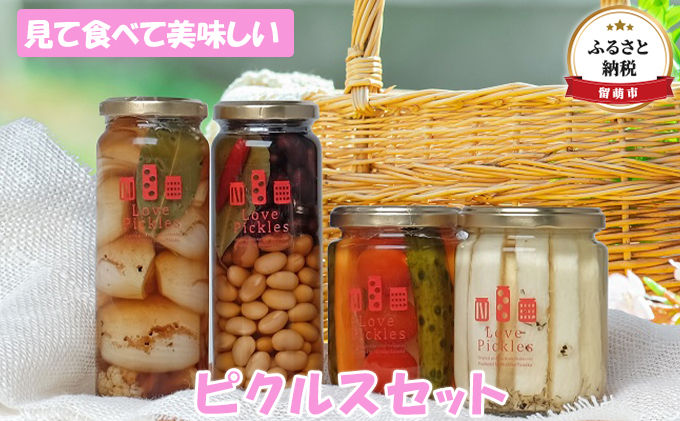 北海道留萌市のふるさと納税 田中青果　見て食べて美味しい　ピクルスセット（1）