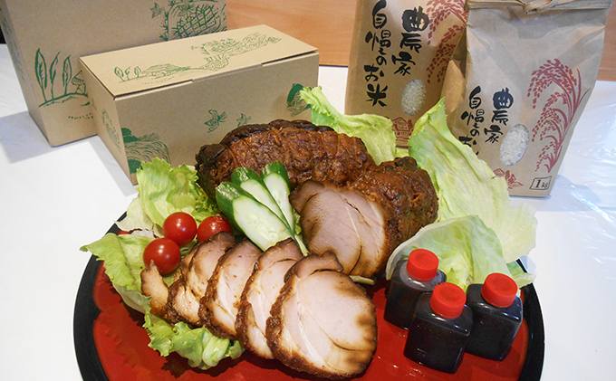 滋賀県豊郷町のふるさと納税 うえだの焼豚丼Bセット