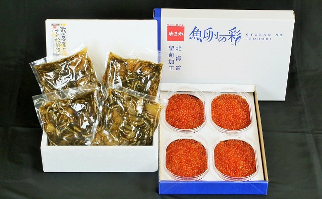 醤油漬け　セット　松前漬　イクラ　海産物　加工食品　お供　北海道　海鮮　いくら　おつまみ　詰め合わせ　小分け　おかず　魚卵　ごはんの　600g　松前漬け　冷凍　魚介類　1kg　いくら醤油漬け　ふるさと納税サイト「ふるさとプレミアム」　魚介　株式会社やまか（北海道留萌市）