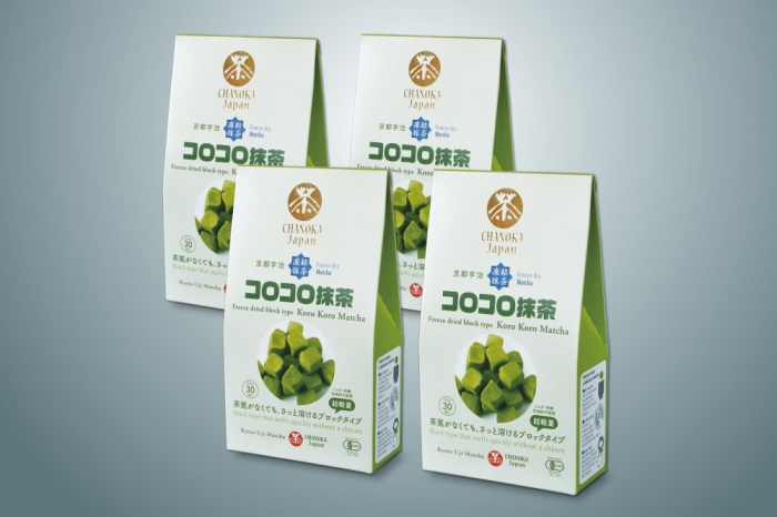 手軽に本格有機宇治抹茶「コロコロ抹茶キューブ」（30個入り×4箱