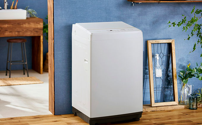 洗濯機 全自動 全自動洗濯機 6.0kg 6キロ 上開き IAW-T604E-W 縦型 風