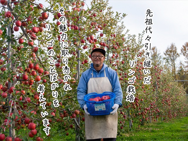 青森県鰺ヶ沢町のふるさと納税 さいきち農園のサンふじ・王林セット 約4～5kg(12～18玉)　青森県鰺ヶ沢町産りんご