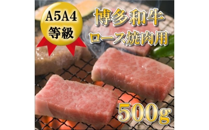 【A5 A4 等級使用】博多和牛 ロース 焼肉用 500g 【配送不可：離島】