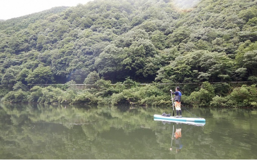 島根県美郷町のふるさと納税 千千香 SUPで川下り4km 2名分