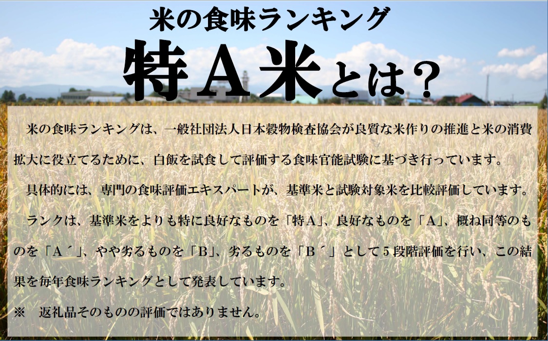北海道秩父別町のふるさと納税 【先行受付】令和7年産 ななつぼし定期便40kg(隔月10kg×4か月)