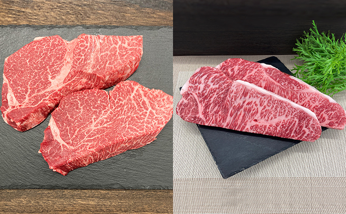 【伊賀牛】ヒレステーキ（約180g×2枚）＆サーロインステーキ（約200g×2枚）セット