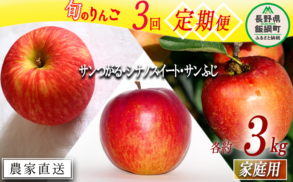 長野県北部 農家直送 摘果リンゴMIX 箱込み２０kg