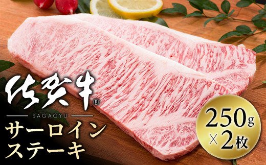 ふるさと納税 佐賀市 佐賀牛A5 サーロインステーキ 250g×2枚-