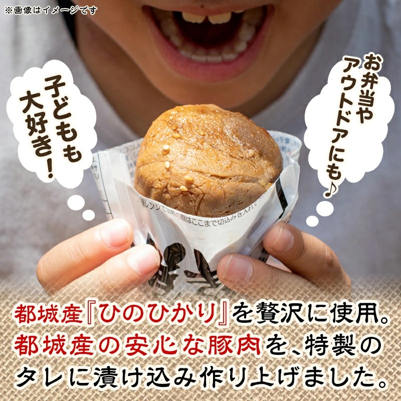 宮崎県都城市のふるさと納税 宮崎名物「肉巻きおにぎり」15個_MJ-8502