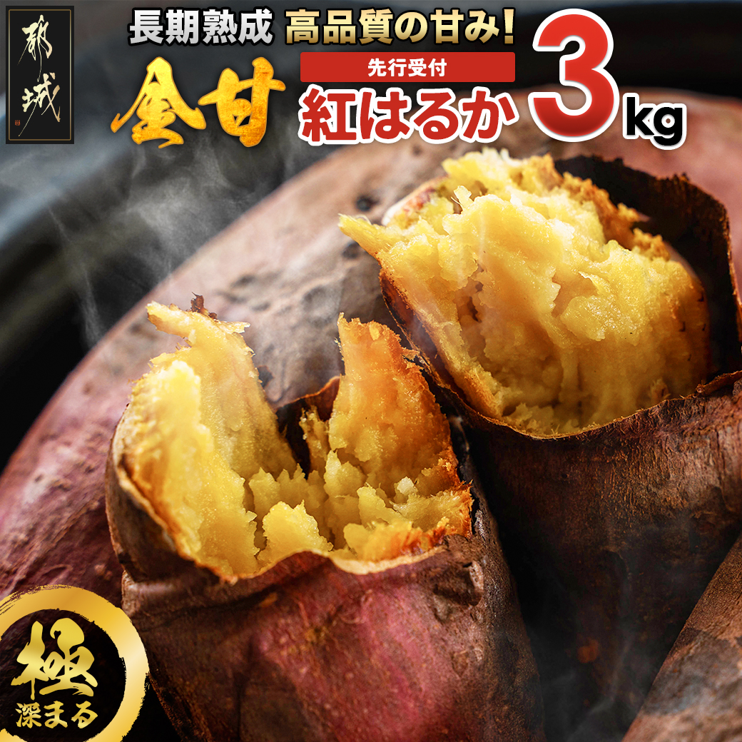 [先行受付]都城産 長期熟成紅はるか 3kg≪2025年10月下旬頃より順次お届け≫