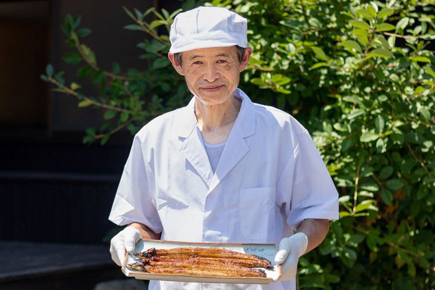 BF047【国産・数量限定】職人の本格炭火手焼きうなぎ4尾約600g