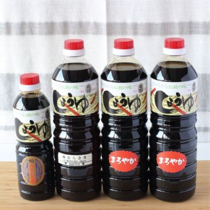 九州醤油万両の味噌醤油だしパック詰合せ(F-1) 【煮干し かつお こんぶ しいたけ だし うまいっす あまくち】(H016130)|万両味噌醤油醸造元