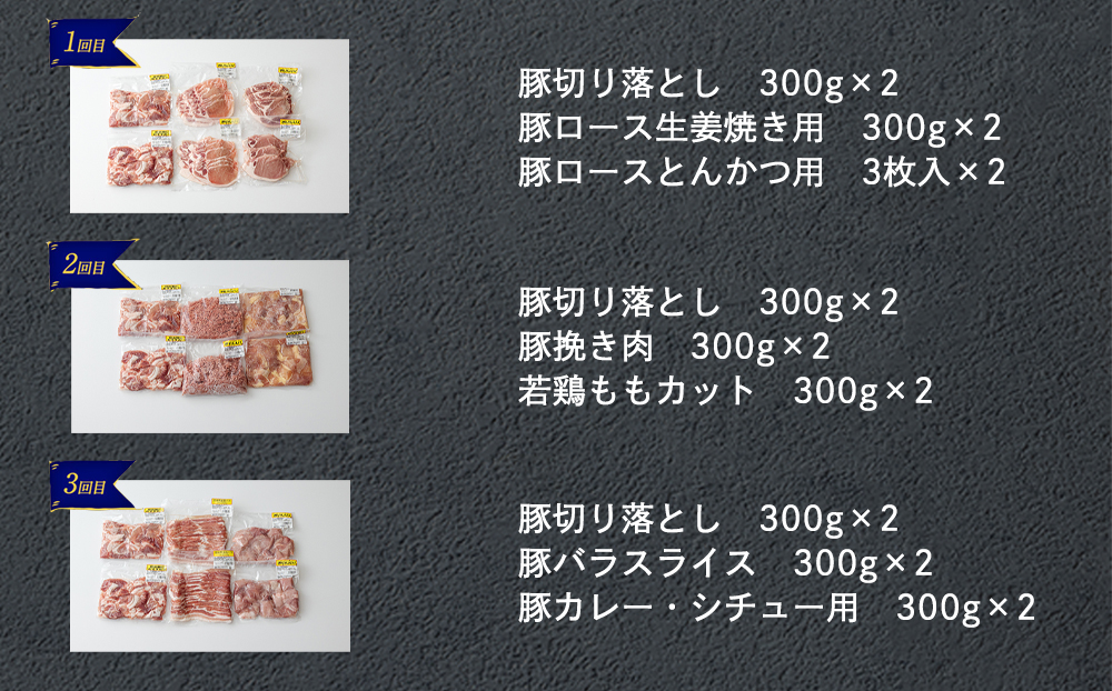 定期便】 宮崎県産豚肉・鶏肉お料理セット6ヶ月定期便 / 宮崎県美郷町 | セゾンのふるさと納税