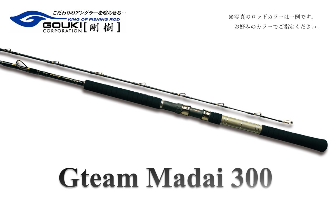 剛樹 Gチーム マダイ 300 （GM300） 300cm ウェイト負荷50-80号 釣り 釣具 釣竿 ロッド |  クチコミで探すならふるさと納税ニッポン！