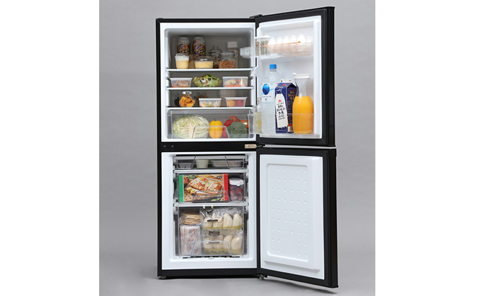 冷蔵庫 142L IRSD-14A-B 冷凍冷蔵庫 アイリスオーヤマ ノンフロン冷凍冷蔵庫 冷凍庫 冷凍 冷蔵 保存 料理|アイリスオーヤマ株式会社
