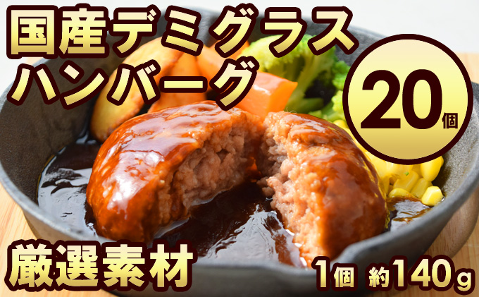 国産】デミグラスハンバーグ 約140g×20個入り※離島不可：離島（福岡県朝倉市） | ふるさと納税サイト「ふるさとプレミアム」