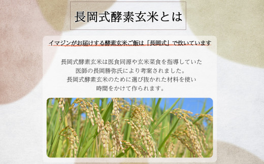 奈良県平群町のふるさと納税 酵素玄米ごはん(長岡式)　8個