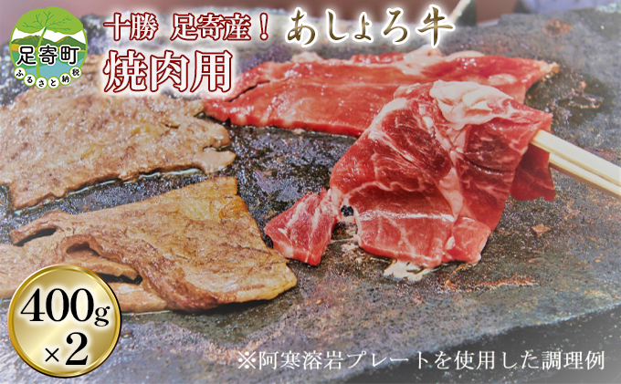 北海道足寄町のふるさと納税 足寄牛 焼肉用 800g（400g×2）