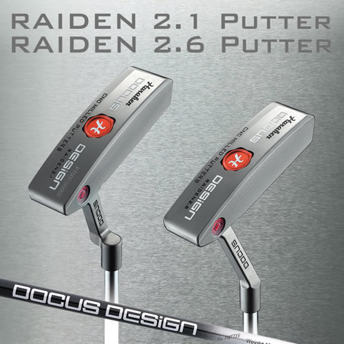 RAIDEN 2.1(クランク)/2.6(スラント) PUTTER カーボンシャフト装着モデル ※離島への配送不可 | ゴルフ DOCUS ゴルフ用品 ゴルフクラブ クラブ パター シャフト スポーツ 茨城県 古河市 _CZ63