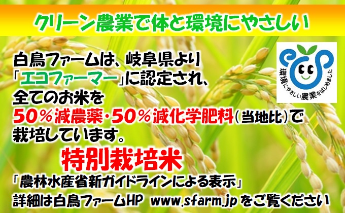 岐阜県池田町のふるさと納税 特別栽培米★[定期便] 6カ月★毎月 白米５kg 【ミルキークイーン】