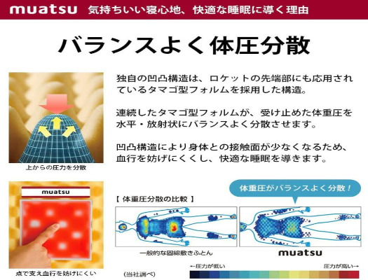 山梨県市川三郷町のふるさと納税 【昭和西川】ムアツふとん　スリープスパ　BAＳIＣ　シングルサイズ [5839-1153]