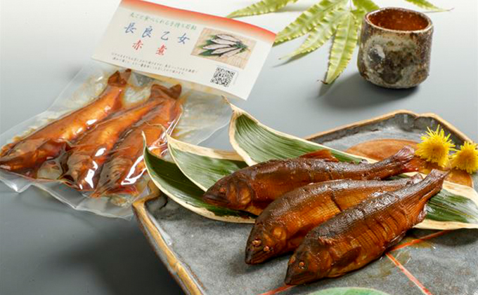 長良乙女3種セット 鮎 塩焼き 燻製 赤煮 和食 惣菜 魚 若鮎