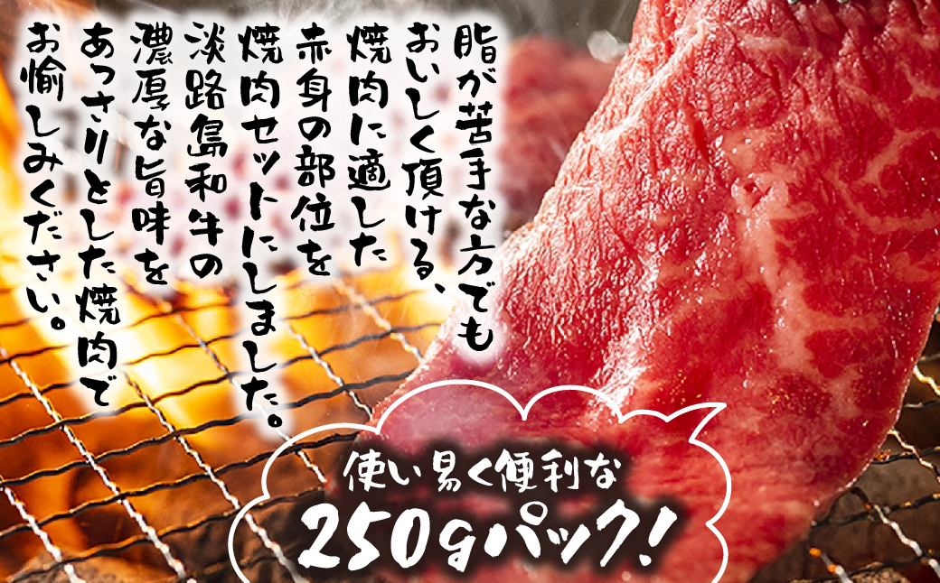 淡路島和牛 赤身焼肉用 500g 約250ｇ×2パック（兵庫県淡路市） | ふるさと納税サイト「ふるさとプレミアム」