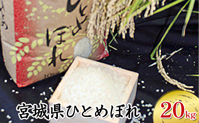 【林ライス】令和6年度米 岩沼産 ひとめぼれ 20kg