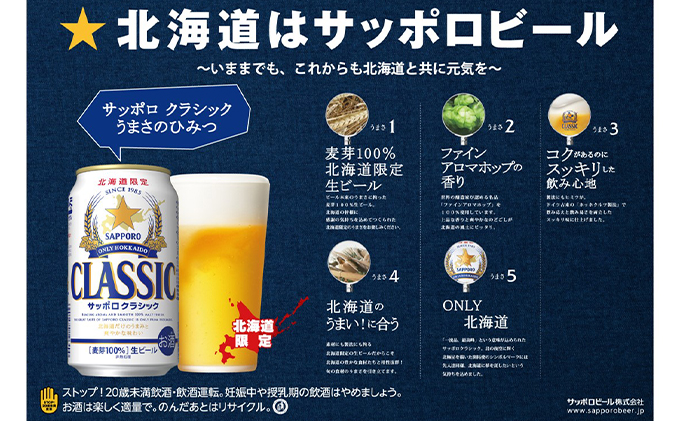 サッポロクラシック＋SORACHI1984 12本セット - 酒