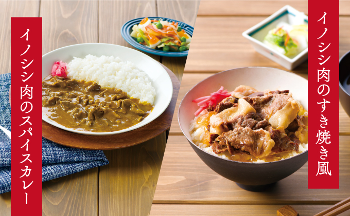 島根県美郷町のふるさと納税 猪肉のレトルトシリーズ 5食セット